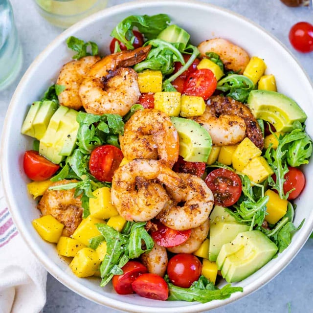 Grilled Shrimp Salad.