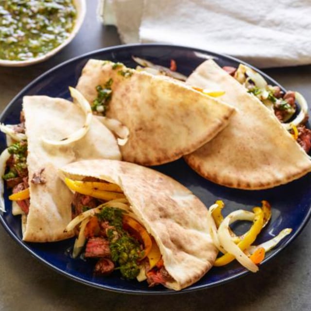 Steak Fajita Pita.