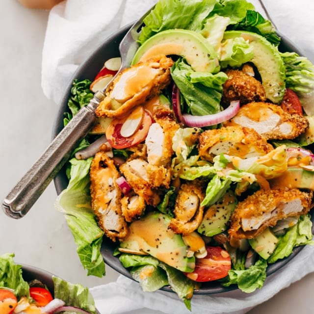 Crispy Chicken Salad.
